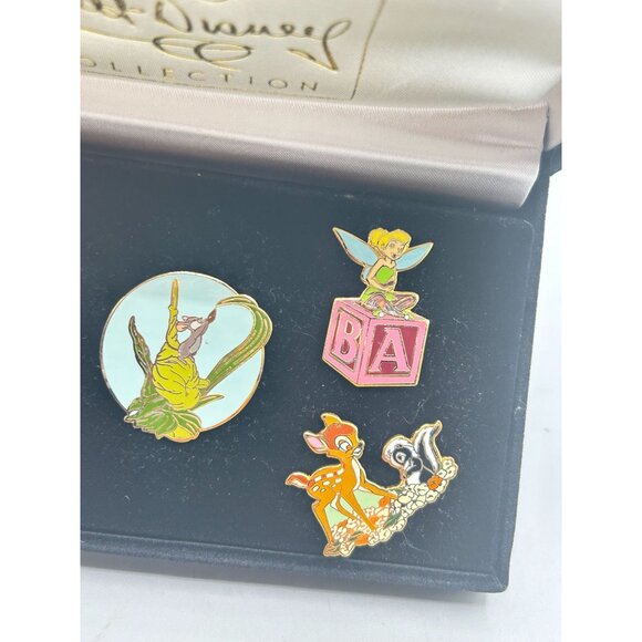 Walt Disney Classics Collection Boxed 5 Pin Set Sculpture Series New in Box - Picture 6 of 10
